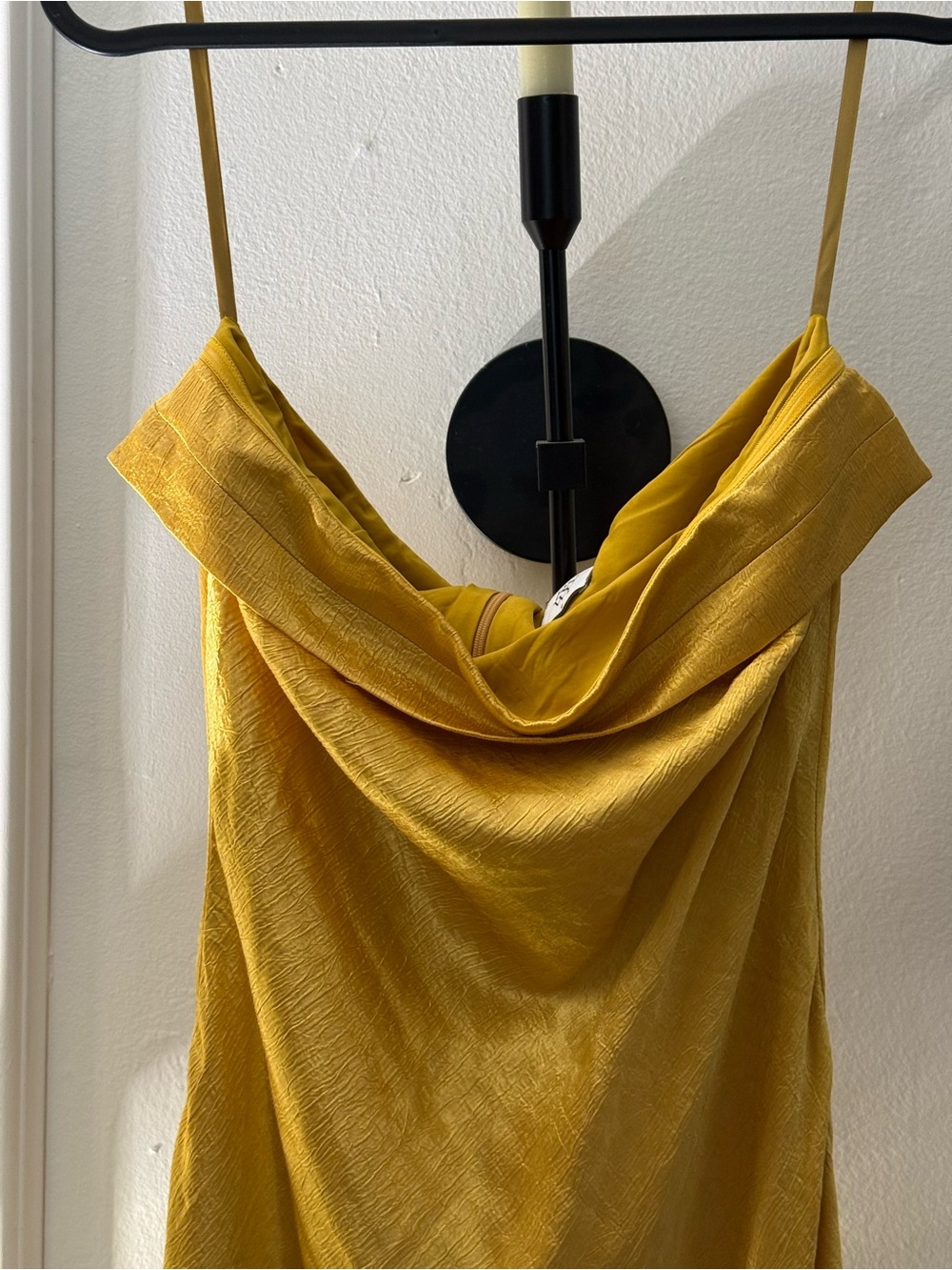 Strapless Runaway The Lable Leila Marigold Midi/Maxi Slip Dress - Picture 3 of 8
